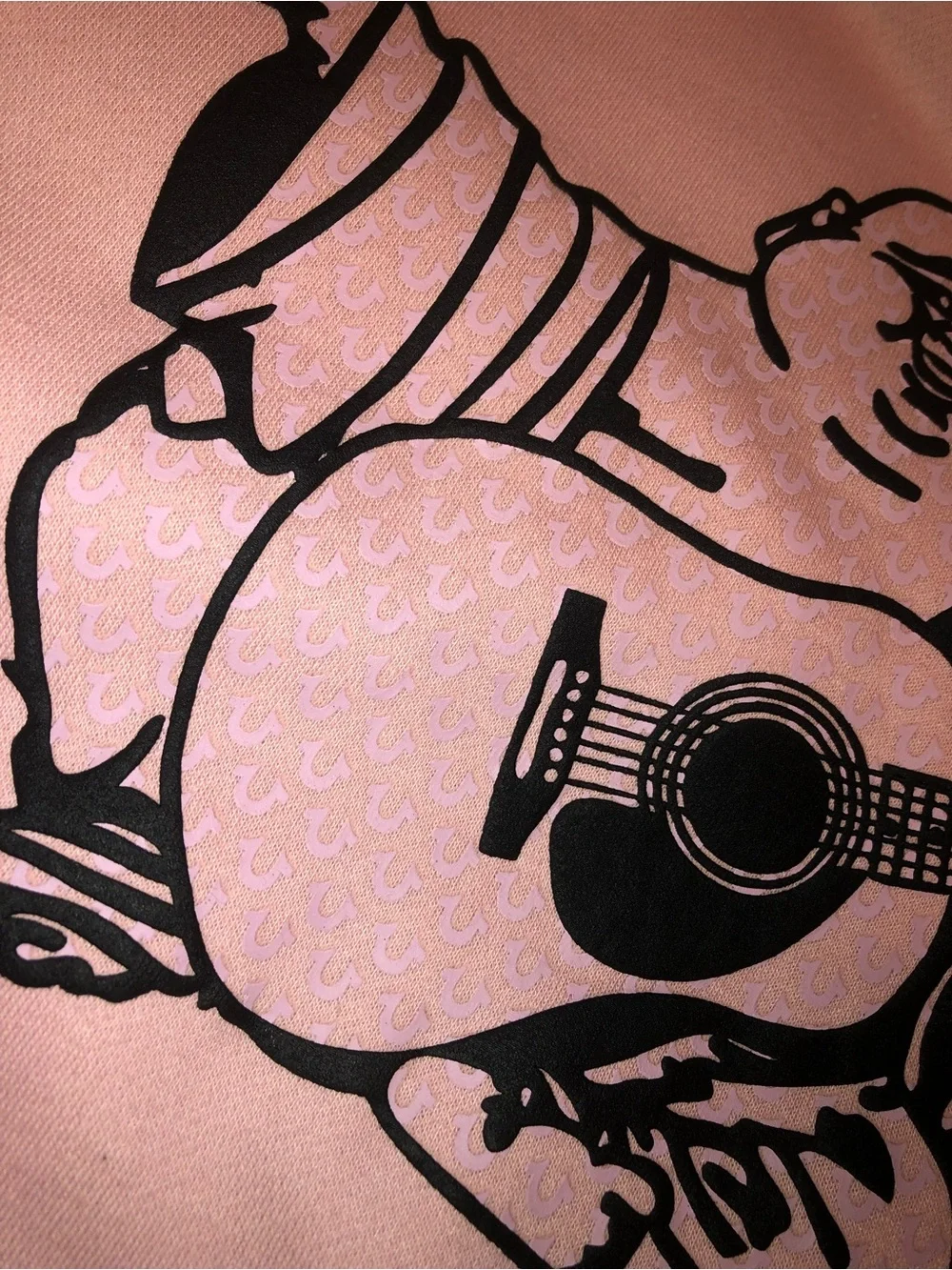 True Religion Pink Buddha Hoodie